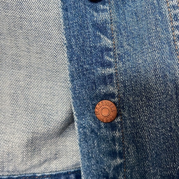 Madewell The Jean Jacket  Classic Blue Denim Jacket - Picture 11 of 13